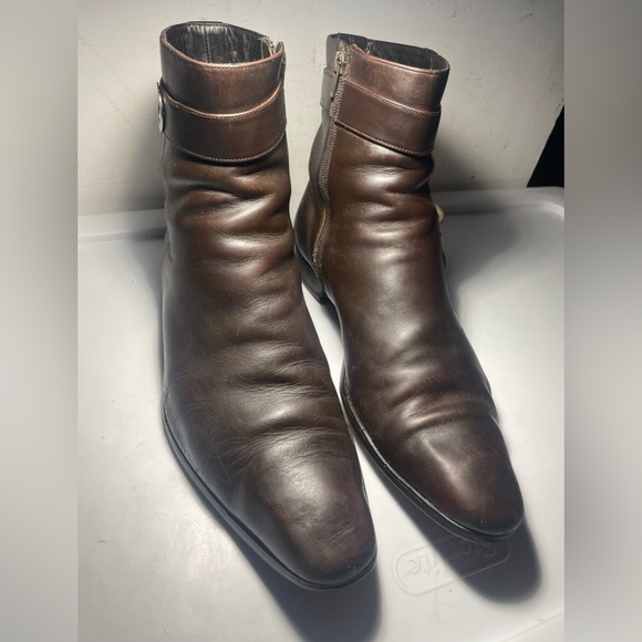 GUCCI Gg interlockiing zip ankle boot sz 43 .5 E made in italy - Picture 7 of 16